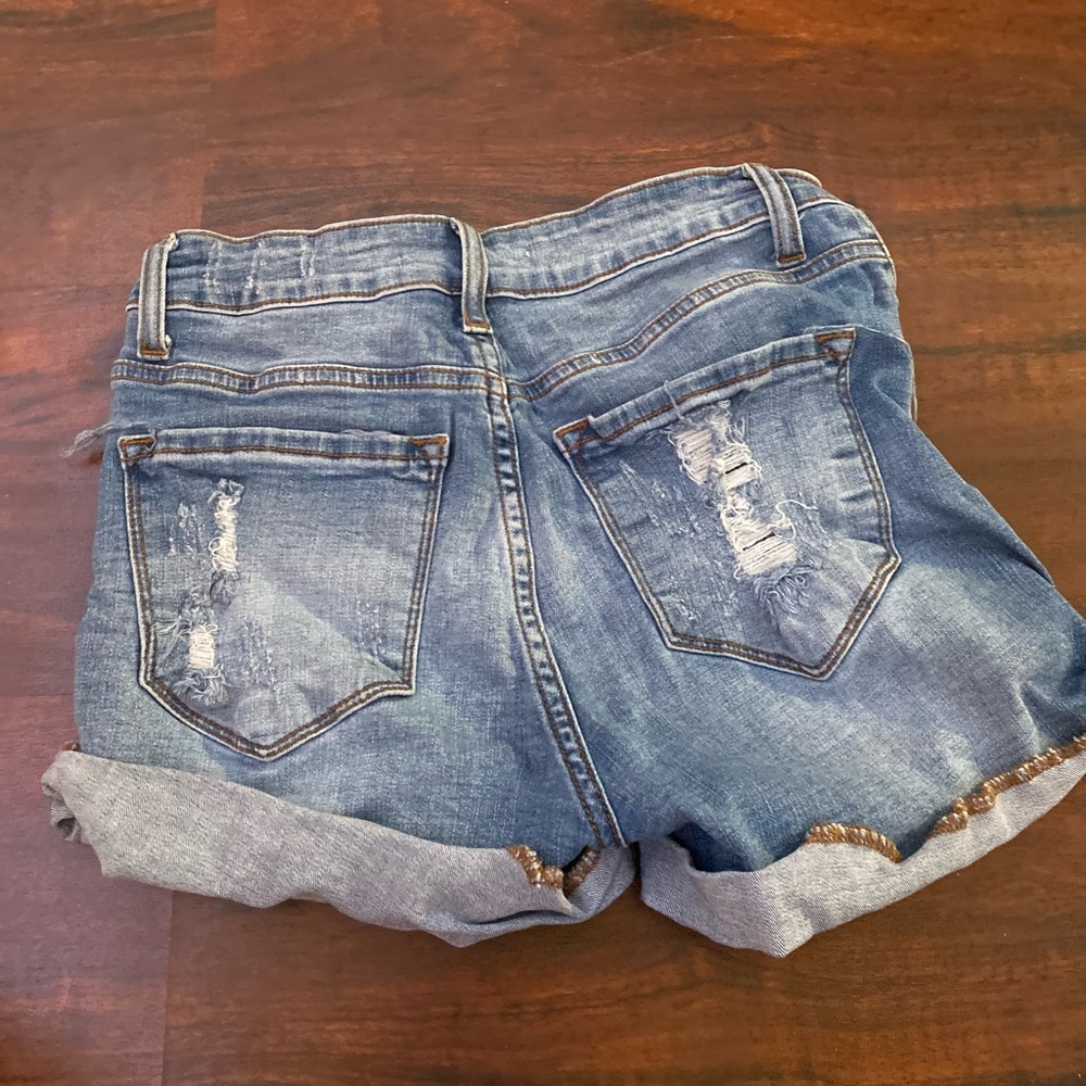 denim shorts